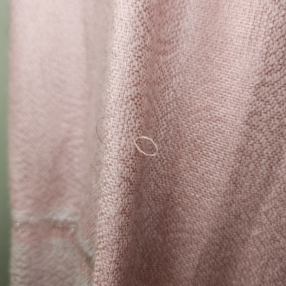 Vintage Pink Pashmina Silk Scarf - Picture 9 of 9